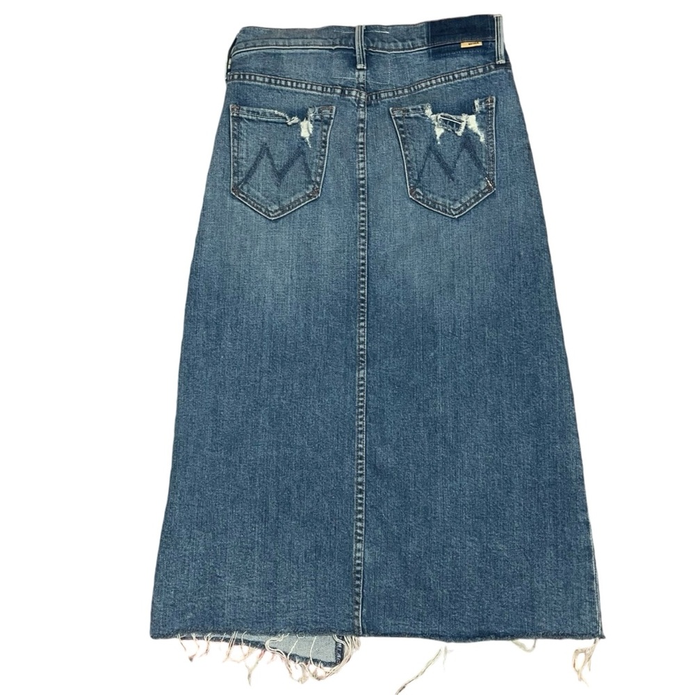 Mother The straight a step midi fray skirt - Picture 9 of 16